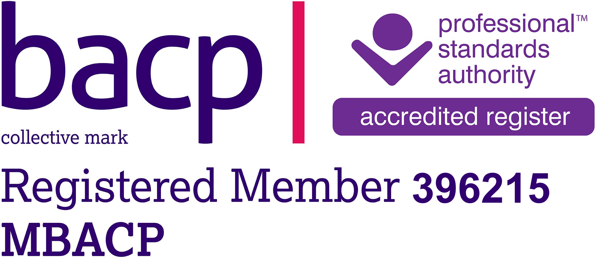 BACP membership badge
